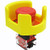 mxuteuk 1 NC 1 NO 22mm Red Mushroom Emergency Stop Push Button Switch AC 660V 10A   Protective Cover Anti misoperation LA36 11ZS DYB