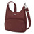 Travelon Anti Theft Classic Essential Messenger Bag Wine