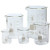 Karter Scientific 33 Boro Griffin Low Form Glass Beaker Set   5 Sizes   50ml 100ml 250ml 500ml 1000ml