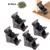 4 Pack Folding Brackets TopDirect Lock Extension Support Bracket Foldable Self Lock Hinges with Screws for Table Bed Leg Feet