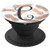 Letter C Rose Gold Pineapple Pattern PopSocket Marble With C PopSockets Grip and Stand for Phones and Tablets