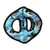 TUFFY Ultimate 3Way Ring Durable Dog Toy  Camo Blue