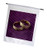 3dRose Two Wedding Rings On Violet Background   Garden Flag 12 by 18