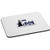 Computer Mouse Pad - "Paperwork" Funny Grim Reaper Complaining About Zombies