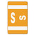 Smead Alpha Z Color Coded S  Letter Labels Orange 100 Pack  SMD67189