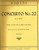 Viotti Giovanni Concerto No 22 in a minor Violin and Piano by Gingold Cadenzas by Joachim and Ysaye