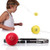 TEKXYZ Boxing Reflex Ball 2 Difficulty Level Boxing Ball with Headband Softer Than Tennis Ball Perfect for Reaction Agility Punching Speed Fight Skill and Hand Eye Coordination Training