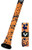 Vulcan 050mm Bat Grip Orange Splatter