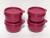 Tupperware Ideal Lit'l Bowls Set of 4 Lunch Snacks Prep Cups Vineyard