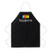 Attitude Aprons Fully Adjustable "Art Happens" Artist Apron, Black