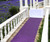 Aisle Runners for Weddings for Outdoor Wedding Aisle Runner Purple 36  x15ft