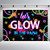 FLASIY Let s Glow Photography Backdrop 10x7ft Neon Splash Party Glitter Stars Background for Birthday Crazy Party Banner Photo Booth Studio Props LHAY674