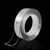 Multipurpose Double Sided Tape Gel Mat Nano Tape Traceless Washable Adhesive Tape Reusable Clear Strong Sticky Removable Mounting Tape  Transparent 2mm 3M
