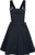 Hell Bunny Dakota Denim Pinafore Dress  XX Large Black
