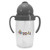 ZoLi BOT 20   Siliflex Weighted Straw Sippy Cup 10 ounces Grey