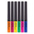 Matte Colorful Liquid Eyeliner 6 Colors Long Lasting Waterproof Eyeliner Professional Bright colored Eyeliner Pen Set High Pigmented Brighten Pigments Smudgeproof Long Lasting Liquid Eye Liner Pen Set
