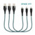 Short USB Type C CableYostyle 1FT 3Pack Nylon Braided USB A to C Fast Charging   Data Sync Cord for Samsung Galaxy S10  S9   S9    S8   S8    Note 8LG V20 G5 G6 PixelMacBook