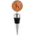Monogram Letter K Wine Bottle Stopper with Reusable Wine Cork Wooden Decorative Wine Toppers   Decorated Wine Stopper   Silicone   Metal Wine Stoppers