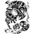 Supperb Tribal Temporary Tattoos   Male shoulder Tribal Tattoo
