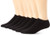 Hanes Men s Ultimate 6 Pack No Show Socks Black Shoe Size  6 12