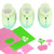 Paper Punch Hole Puncher -- (3 PACK Apple Palm Tree Flowers) -- Personalized Paper Craft Punchers Shapes Set -- For Scrapbook Engraving Kids Artwork -- Greeting Card Making DIY Crafts
