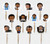 Black Boss Baby Cupcake Picks Double sided Images Cake Topper  12 pcs African American