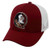 Top of the World NCAA Ranger Trucker Mesh Adjustable Snapback Hat Cap Florida State Seminoles White