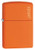 Zippo 231ZL Orange Matte Logo Pocket Lighter