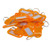 50pcs Key Tag with Labels Plastic Key Tags Key Labels Tags with Key Rings as Key Fobs Luggage Pet Name Memory Stick Tags   Orange