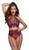 Dreamgirl Women s Bralette Set Mulberry Extra Large