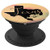 Texas Outline With Rose Design With Tan Background PopSockets Grip and Stand for Phones and Tablets