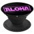 Aloha Hawaiian Islands Pink Ink by Hawaii Nei All Day PopSockets Grip and Stand for Phones and Tablets