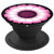 Sunflower Decor pink Sun Flower Black Background PopSockets Grip and Stand for Phones and Tablets