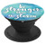 Be Stronger than the Storm   Teal Watercolor Background PopSockets Grip and Stand for Phones and Tablets