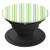 Lime Green Decorative Stripes Design Pop Socket PopSockets Grip and Stand for Phones and Tablets