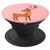 Beautiful Brown Deer on Pink Background Doe with Dots PopSockets Grip and Stand for Phones and Tablets