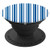 Dark Blue Decorative Stripes Design Pop Socket PopSockets Grip and Stand for Phones and Tablets