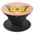 Cute Yellow Butterfly with Pink Background pattern nice Gift PopSockets Grip and Stand for Phones and Tablets