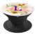 Watercolor Flower Monogram Letter L Blush Background PopSockets Grip and Stand for Phones and Tablets