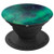 Green Teal Outer Space Galaxy Stars Nebula PopSockets Grip and Stand for Phones and Tablets