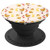 Pepperoni Pizza Pattern Design With Light Cream Background PopSockets Grip and Stand for Phones and Tablets