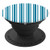 Teal Decorative Stripes Design Pop Socket PopSockets Grip and Stand for Phones and Tablets