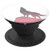 Pink Gray Wolf On White Background PopSockets Grip and Stand for Phones and Tablets