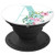 Mint and Pink Floral Flowers Monogram Name Initial Letter A PopSockets Grip and Stand for Phones and Tablets