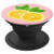 Lemon Lover Pink Background Yellow Citrus Fruit Pattern PopSockets Grip and Stand for Phones and Tablets