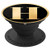 Initial Letter H Monogram on a Black background PopSockets Grip and Stand for Phones and Tablets