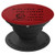 Funny Coffee Saying for Coffee Lovers Red Background PopSockets Grip and Stand for Phones and Tablets