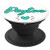 Peyton Name Personalized Cute Teal Heart Decorative Design PopSockets Grip and Stand for Phones and Tablets