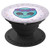 Cute alien with decorative fllowers UFO abduction PopSockets Grip and Stand for Phones and Tablets