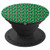 Candy Cane Peppermint Wheel Pattern On Green Background PopSockets Grip and Stand for Phones and Tablets